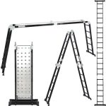4x5 ALDORR Professional - Escalera plegable con plataforma - 5,7 Meter