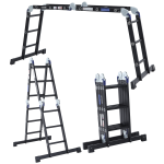 4x3 ALDORR Professional - Escalera plegable con plataforma - 3,5 Meter