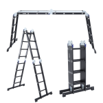 4x4 ALDORR Professional - Escalera plegable con plataforma - 4,7 Meter