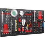 Tablero de herramientas - Estante de pared de aluminio - 3 piezas