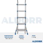 4x5 ALDORR Home - Multi-escalera 4,50 m