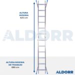 4x6 ALDORR Home - Multi-escalera 5,15 m