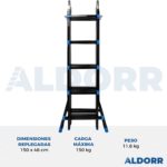 4x5 ALDORR Professional - Multi-escalera 4,50 m