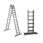 4x6 ALDORR Professional - Escalera plegable sin plataforma - 6,2 Meter