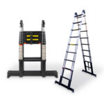 Escalera telescópica plegable 3,10 m - ALDORR Professional
